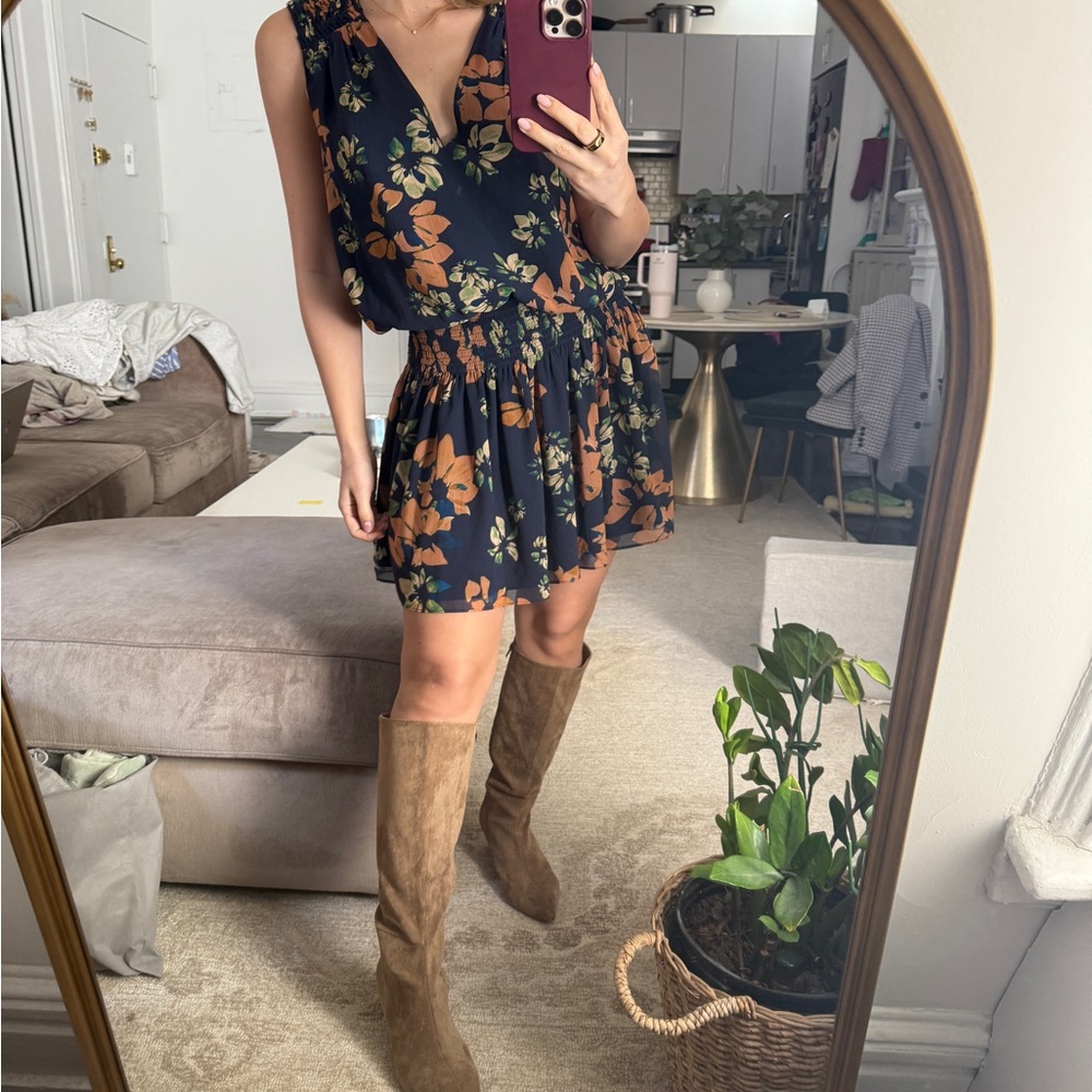 Ramy Brook Jodie Floral Sleeveless Dress Size M